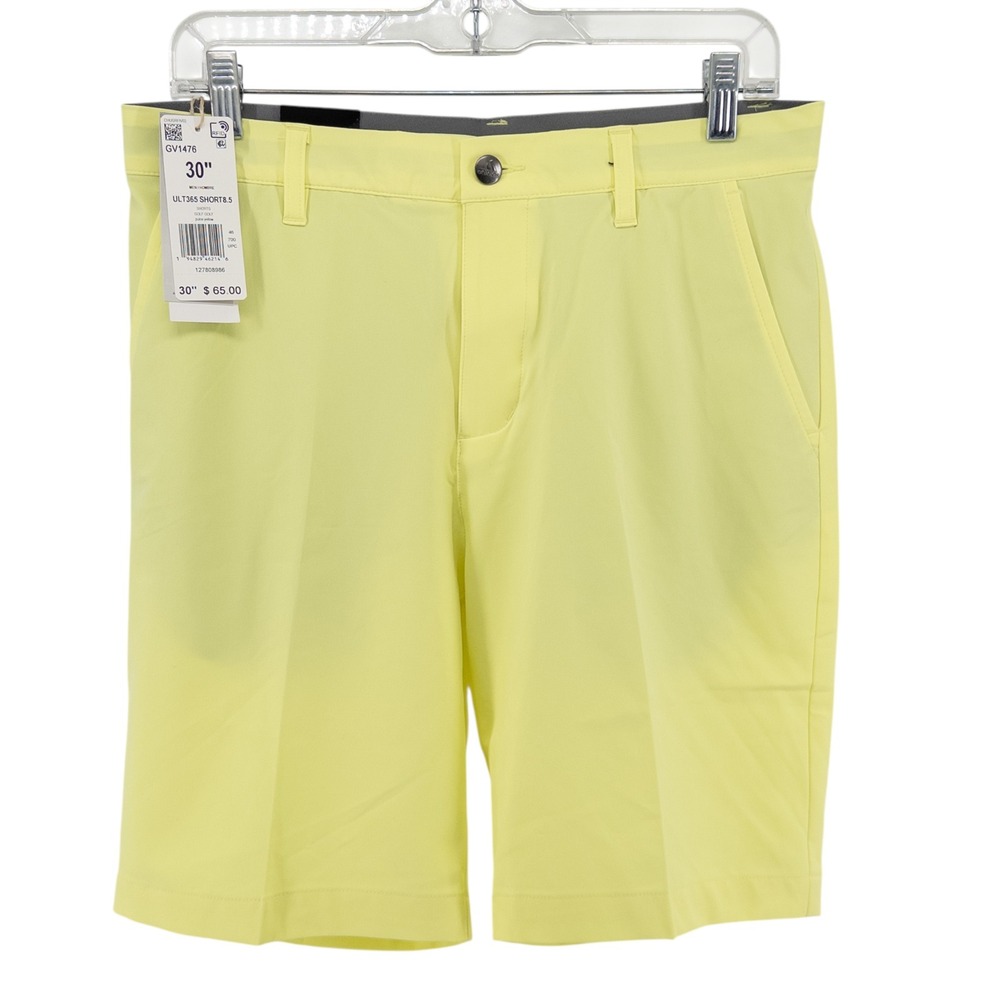 NWT Adidas Golf Men's Ultimate‎ 365 Shorts Pulse Yellow Size 30 8.5" Inseam NEW